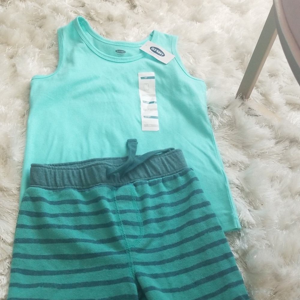 Boys shorts and tank top shirt